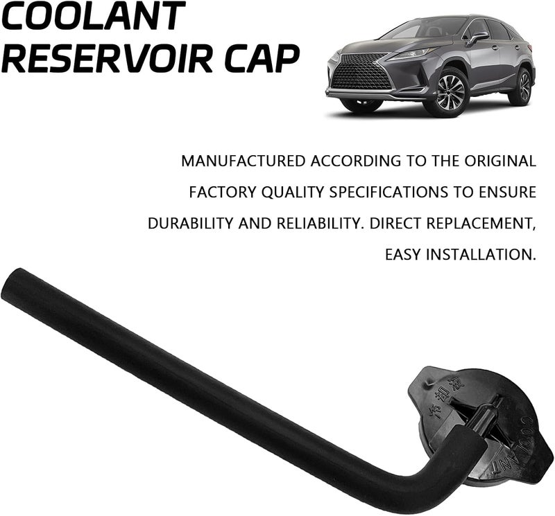 SWQS Coolant Reservoir Cap for 2011-2020 Toyota Sienna, 2010-2015 Lexus RX350, RX450h, Highlander 2014-2019, Engine Coolant Radiator Overflow Reservoir Cap Replacement 16405-31070 16405-0P040 - Image 3